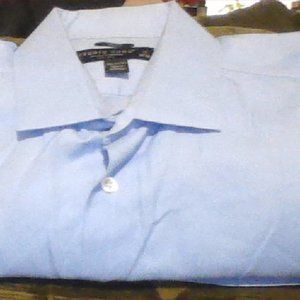 Pronto uomo blue 17 34/35 slim fit button down